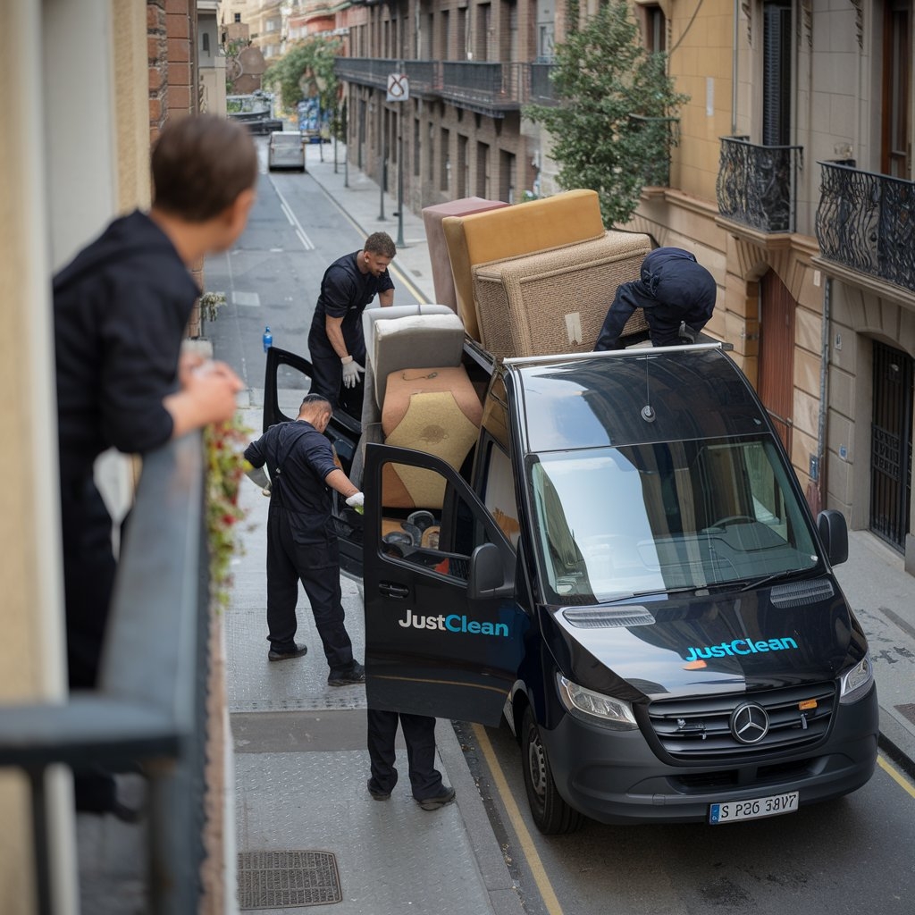 Vaciado de viviendas afectadas por síndrome de Diógenes en Sant Julià de Ramis